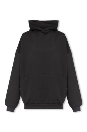 その他 Saint Laurent FW24 SWEATSHIRT WITH LOGO (807761 Y36SV2355) Saint Laurent Logo Hoodie Sweathshirt in Jaune & Naturel | FWRD